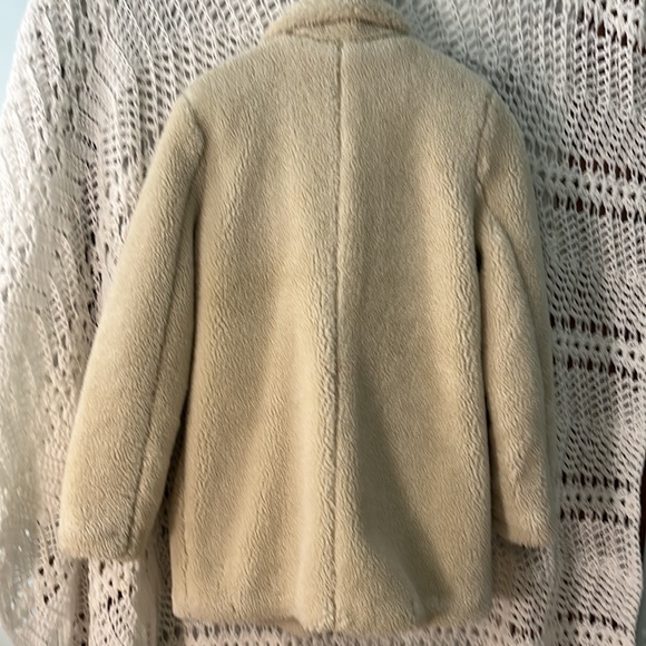 Sebby Collection teddy bear jacket super cute cream size small - Picture 6 of 6